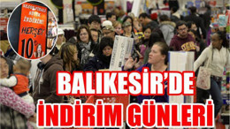 Balıkesir’de İndirim Günleri