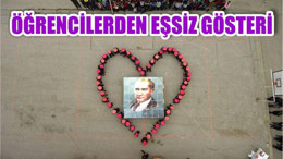 ÖĞRENCİLERDEN EŞSİZ GÖSTERİ