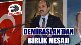 'BİRLİK VE BERABERLİK İÇERİSİNDE OLACAĞIZ'