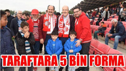 BÜYÜKŞEHİR’DEN TARAFTARA 5 BİN FORMA