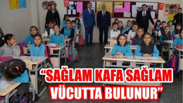 AVCI: “SAĞLAM KAFA SAĞLAM VÜCUTTA BULUNUR”
