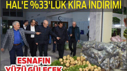 HAL’E %33’LÜK KİRA İNDİRİMİ