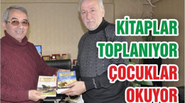 KİTAPLAR TOPLANIYOR ÇOCUKLAR OKUYOR