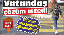 VATANDAŞ ÇÖZÜM İSTEDİ...