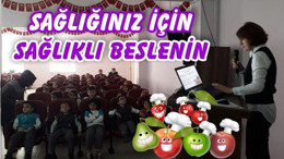 GOP’TA İLKOKUL ÖĞRENCİLERİNE SAĞLIKLI BESLENME EĞİTİMİ VERİLDİ