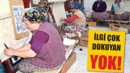 YAĞCIBEDİR HALISINI DOKUYANLAR AZALDI