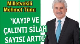 TÜM, KAYIP SİLAHLARI SORDU