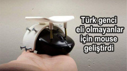 Türk genci eli olmayanlar için mouse geliştirdi