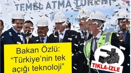 Bakan Özlü: “Türkiye’nin tek açığı teknoloji”