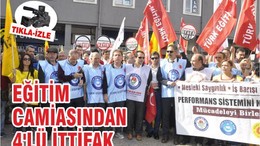 EĞİTİM CAMİASINDAN 4’LÜ İTTİFAK