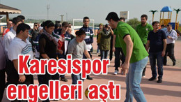 KARESİSPOR ENGELLERİ AŞTI
