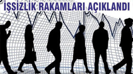 İŞSİZLİK RAKAMLARI AÇIKLANDI