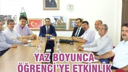 YAZ BOYUNCA ÖĞRENCİ’YE ETKİNLİK
