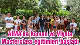 AİMA’da Keman ve Viyola Masterclass eğitimleri başladı
