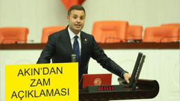 AKIN’DAN ZAM AÇIKLAMASI