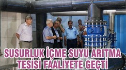SUSURLUK İÇME SUYU ARITMA TESİSİ FAALİYETE GEÇTİ