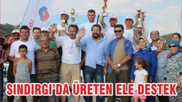 SINDIRGI’DA ÜRETEN ELE DESTEK