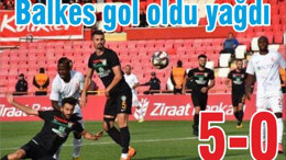 Balkes gol oldu yağdı: 5-0