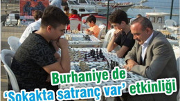 Burhaniye de ‘Sokakta satranç var’ etkinliği