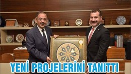 YENİ PROJELERİNİ TANITTI