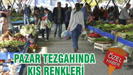 PAZAR TEZGAHINDA KIŞ RENKLERİ
