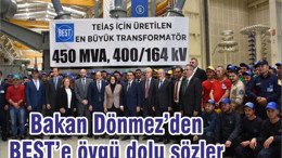 Bakan Dönmez’den BEST’e övgü dolu sözler