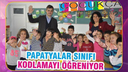 PAPATYALAR SINIFI KODLAMAYI ÖĞRENİYOR