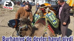 Burhaniye’de devler havut giydi