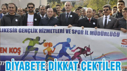 DİYABETE DİKKAT ÇEKTİLER