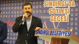 SINDIRGI’DA SÖYLEŞİ GECESİ
