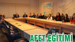 AFET EĞİTİMİ