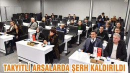 TAKYİTLİ ARSALARDA ŞERH KALDIRILDI