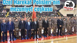 Özel Harekat Polisleri’nin mezuniyet coşkusu