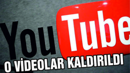 YOU TUBE O VİDEOLARI KALDIRDI!