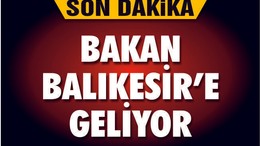 BAKAN BALIKESİR'DE BEZ TORBA DAĞITACAK