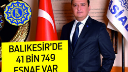 Balıkesir’de 41 Bin 749 Esnaf Var