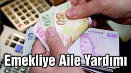Emekliye 344 TL aile yardımı masada