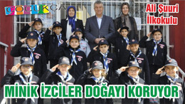 MİNİK İZCİLER DOĞAYI KORUYOR