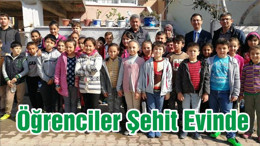 Öğrenciler Şehit Evinde