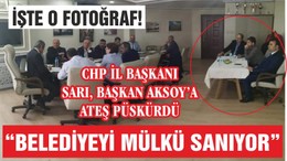 SARI AKSOY’A ATEŞ PÜSKÜRDÜ “BELEDİYEYİ KENDİ MÜLKÜ SANIYOR”