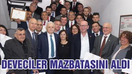 DEVECİLER MAZBATASINI ALDI