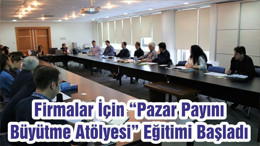 Firmalar İçin “Pazar Payını Büyütme Atölyesi” Eğitimi Başladı