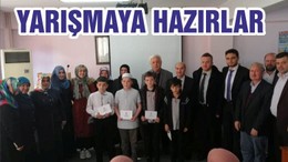YARIŞMAYA HAZIRLAR