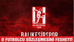 O FUTBOLCU SÖZLEŞMESİNİ FESHETTİ