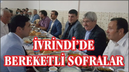 İVRİNDİ’DE BEREKETLİ SOFRALAR
