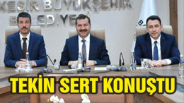 TEKİN "ŞOFÖR ESNAFI ÜZERİNDEN SİYASET YAPMAYIN"