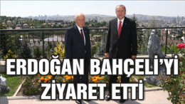 Erdoğan, Bahçeli’yi evinde ziyaret etti