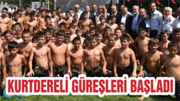 KURTDERELİ GÜREŞLERİ BAŞLADI