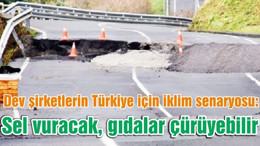 Dev şirketlerin Türkiye için iklim senaryosu: Mağazaları sel vuracak, gıdalar çürüyebilir