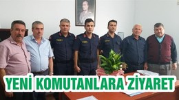 YENİ KOMUTANLARA ZİYARET